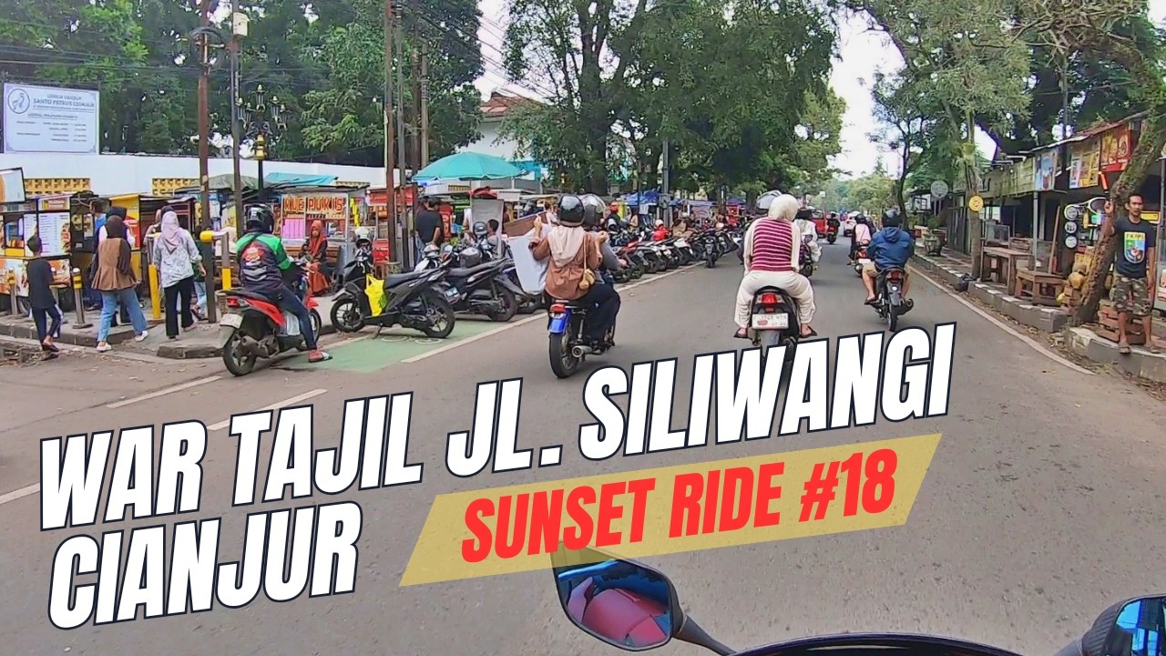 Sunset Ride: Puncak - Cianjur #18 | Pure Road Ambience, No Talking