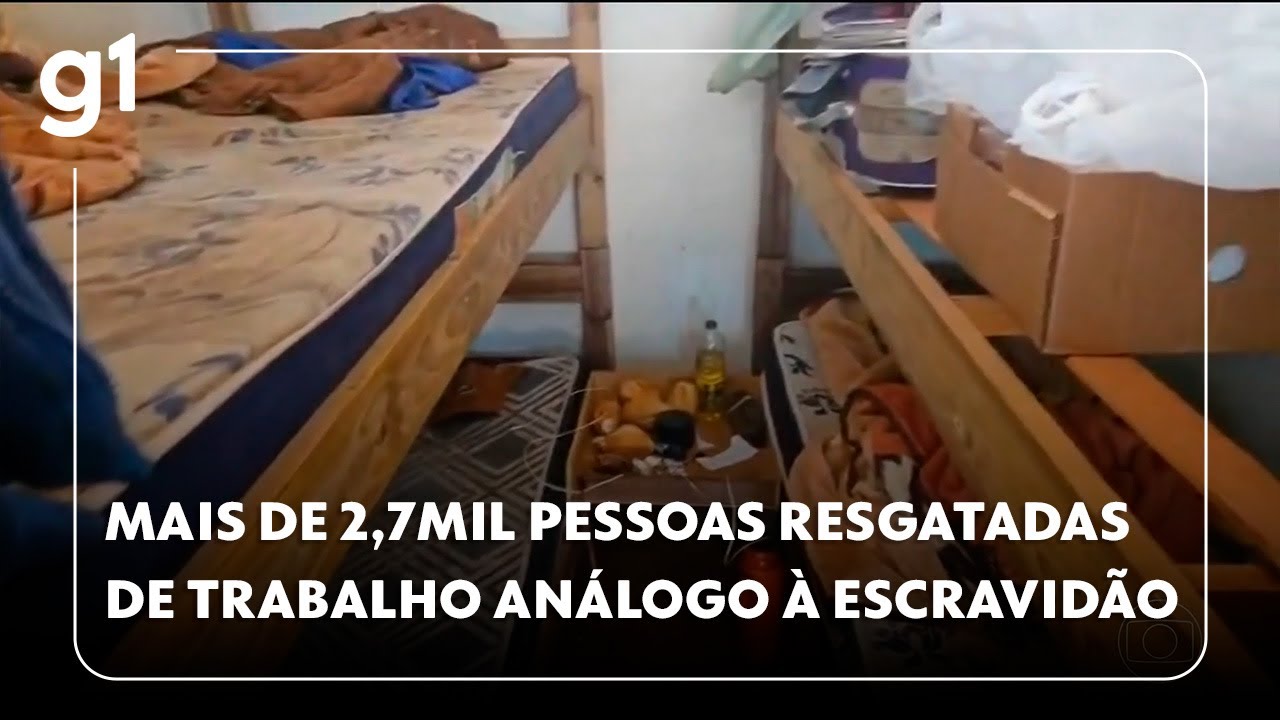 Mais de 2,7 mil pessoas foram resgatadas de trabalho análogo à escravidão em 2025 