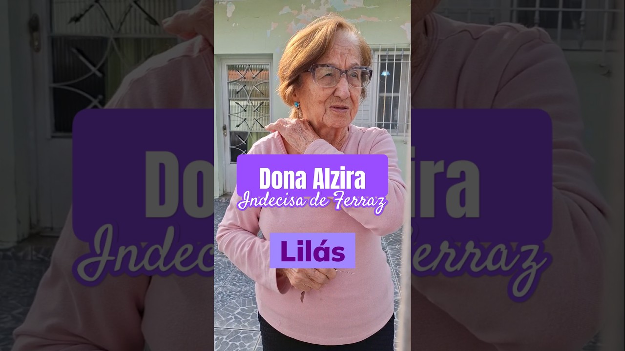 Dona Alzira indecisa de Ferraz SP