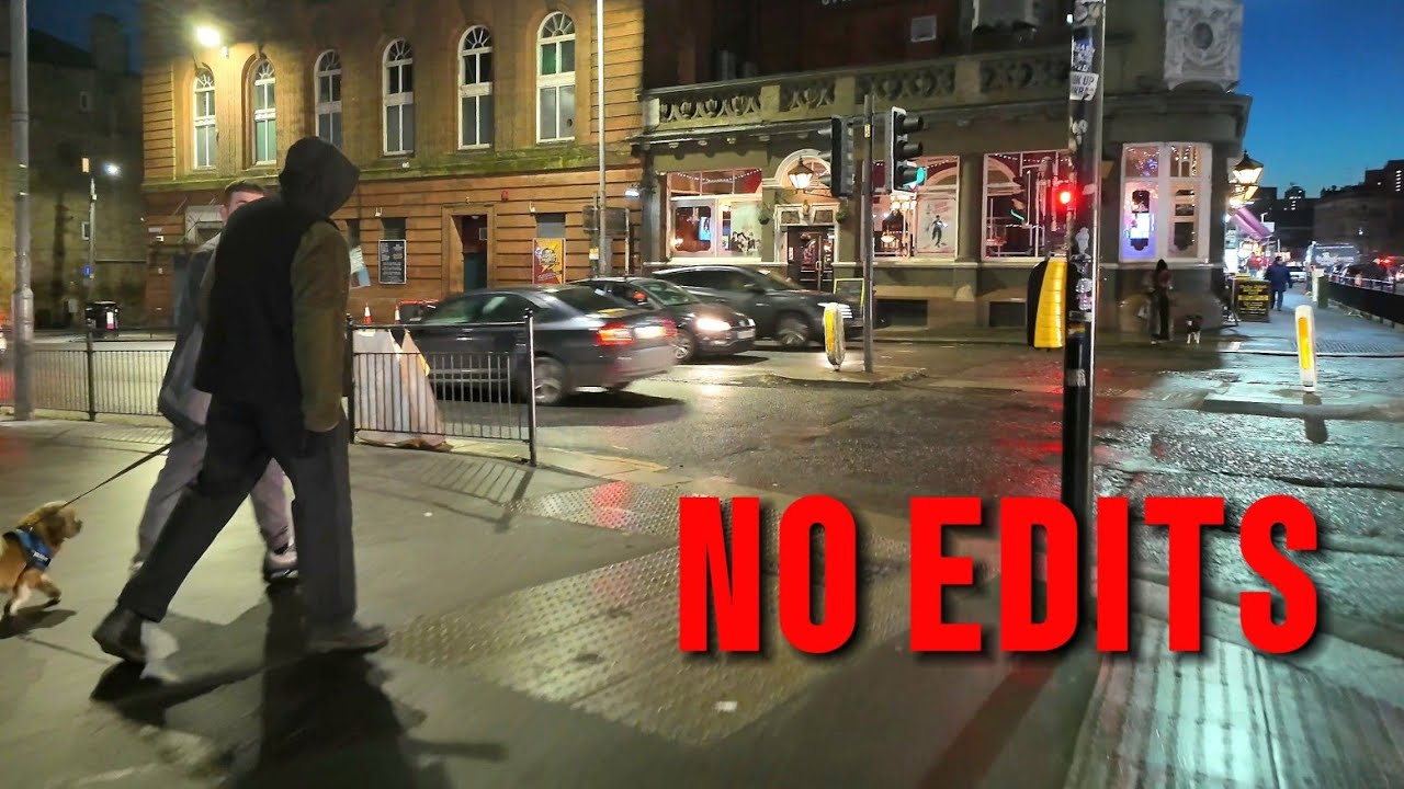 Glasgow South Side NIGHTLIFE Walk  (UNEDITED)