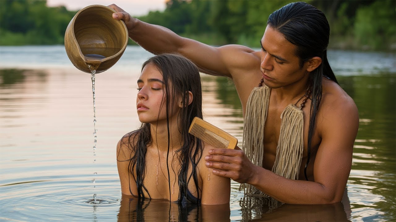 Scalza e sporca di fango, fu respinta da tutti. L’Apache la lavò nel fiume al tramonto