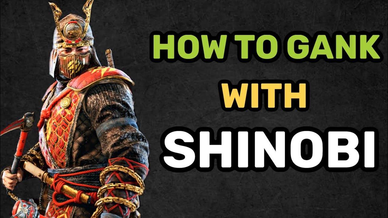 HOW TO GANK LIKE A PRO WITH SHINOBI! INSTA KILL