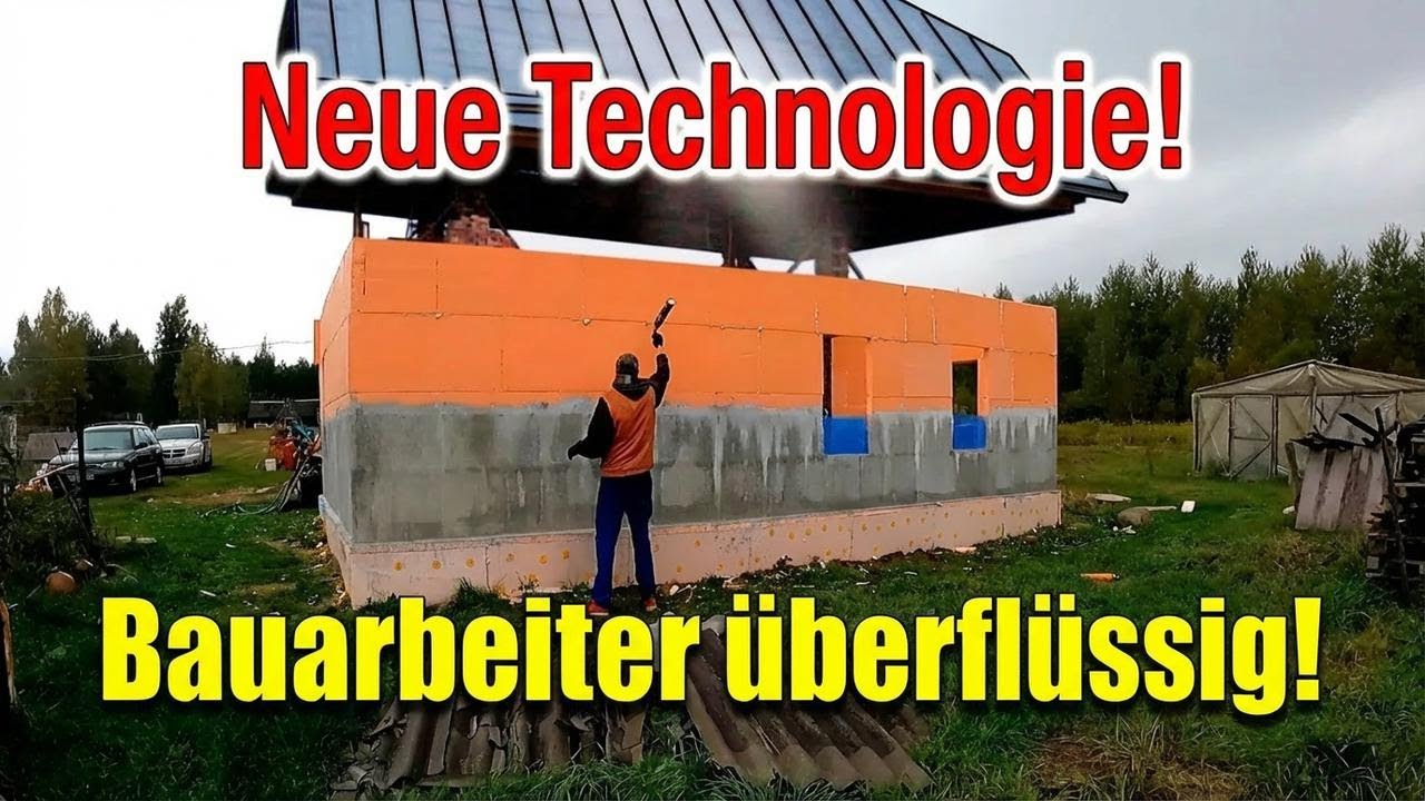 Wir bauen ein Haus aus Styropor – die einfache, geniale Methode!