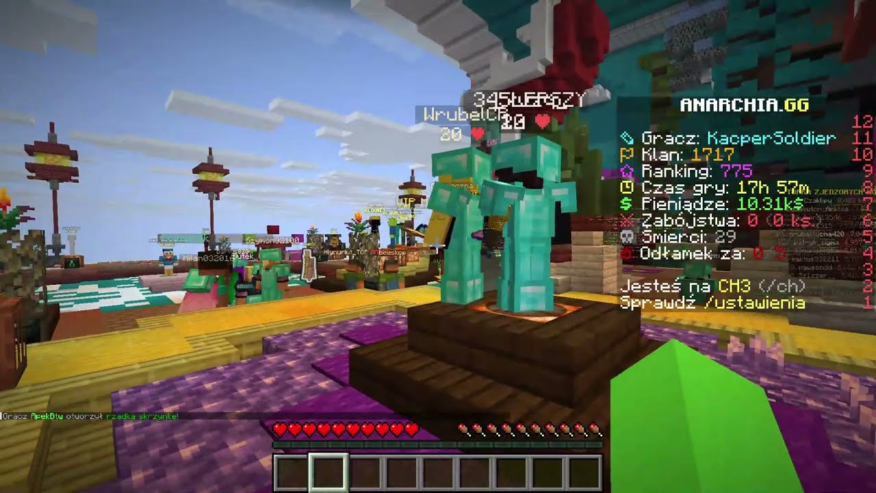 Gram na anarchi.gg na trybie box pvp. KacperSoldier