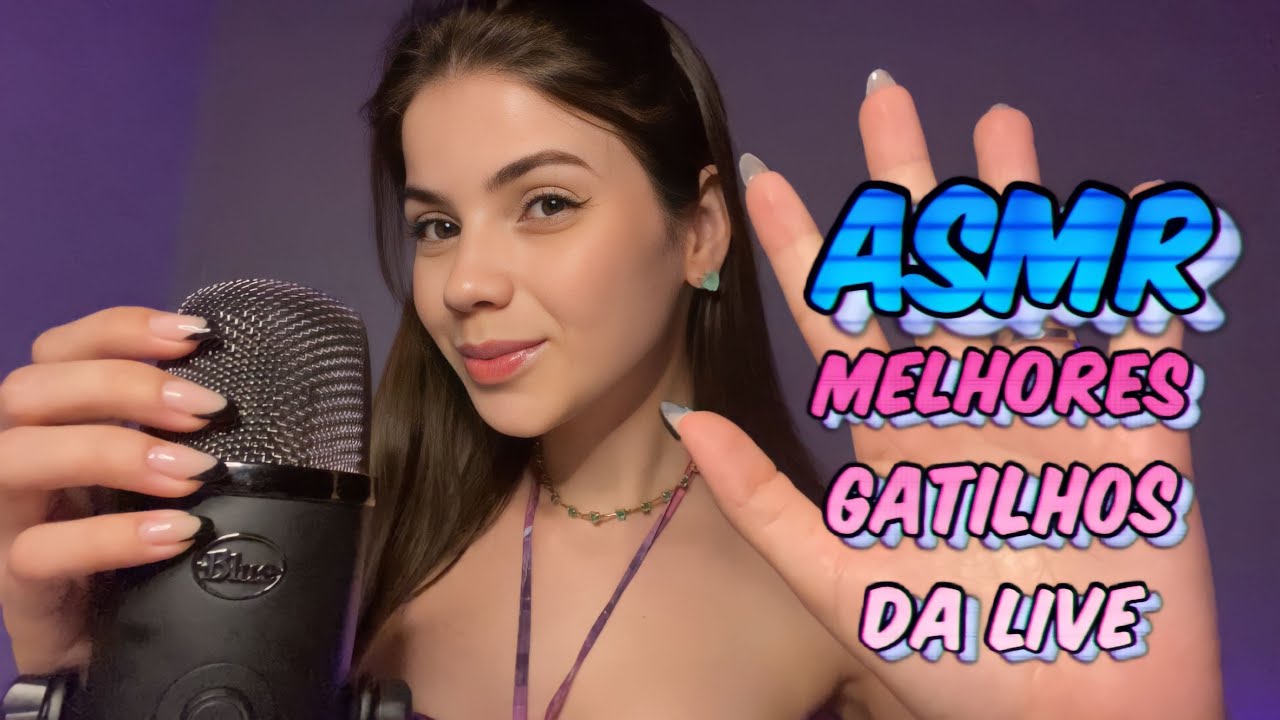 ASMR SONS DE BOCA E TAPPING | LIVE TIKTOK | OS SONS MAIS PEDIDOS | ASMR DA RAFA