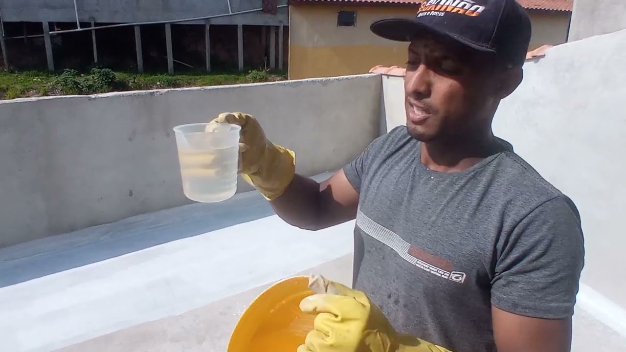 impermeabilização de laje com manta liquida e tela poliester