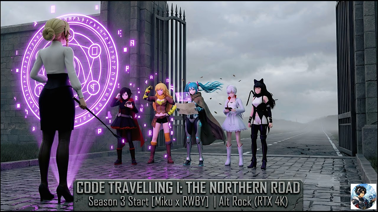 CODE TRAVELLING I: THE NORTHERN ROAD | Season 3 Start [Miku x RWBY] | Alt Rock (RTX 4K)