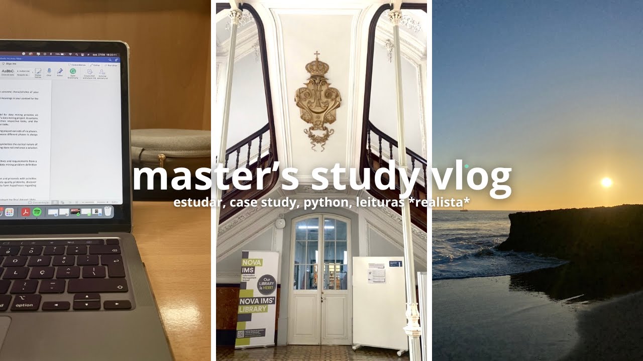 *realistic* study vlog | data driven marketing | python, data science, case study and reading