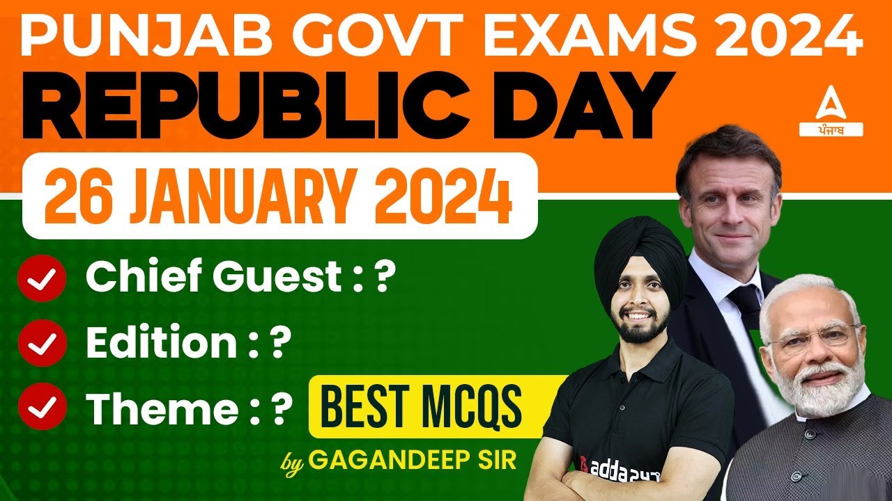 Republic Day 2024 | Republic Day Chief Guest 2024 | Current Affairs Today By Gagan Sir