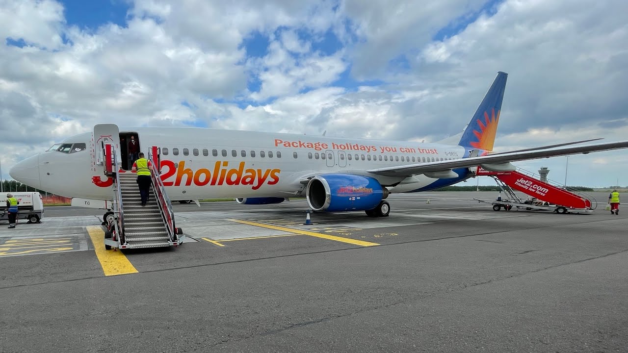 TRIP REPORT | JET2 | 737-800 | FARO-NEWCASTLE | ECONOMY | HD