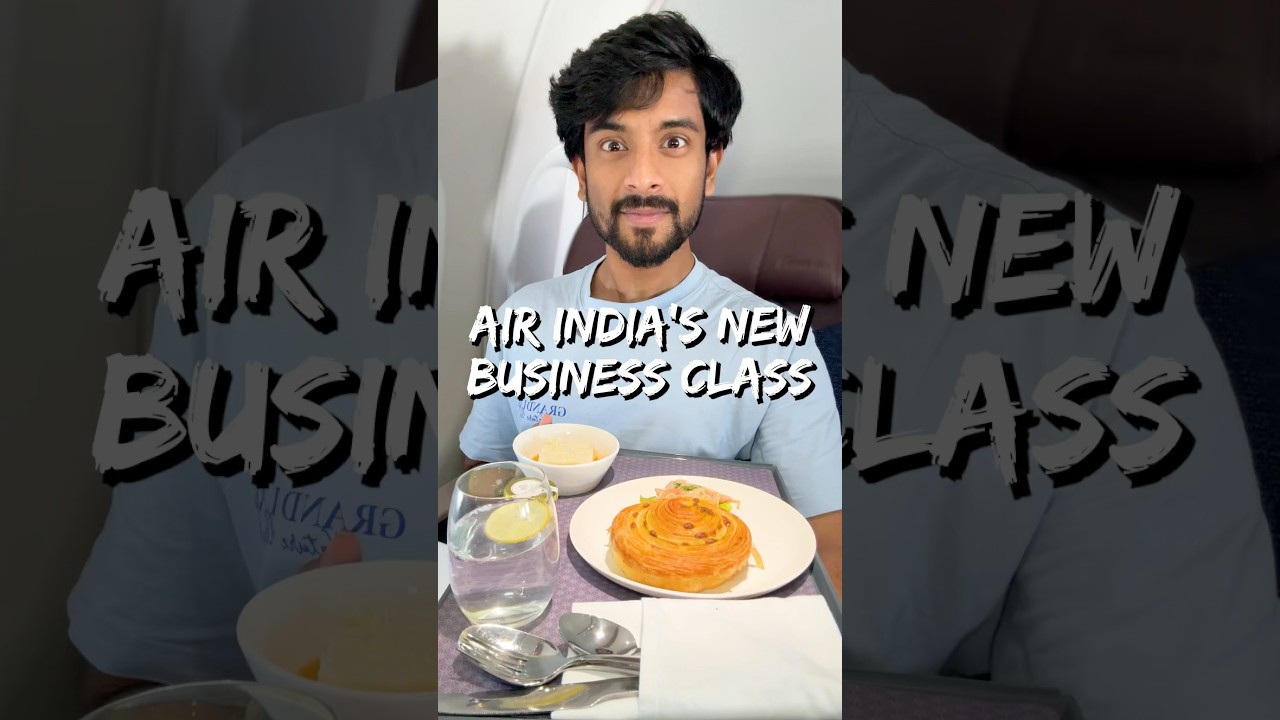 Has Air India&rsquo;s Business Class Finally Improved?!! ✈️🥐