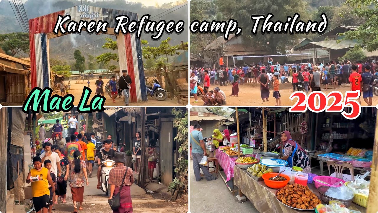 Karen Mae La refugee camp 2025, Thailand
