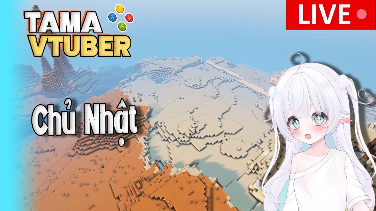 Minecraft #35 Tamavtuber - lấp c&aacute;t đ&aacute;y biển
