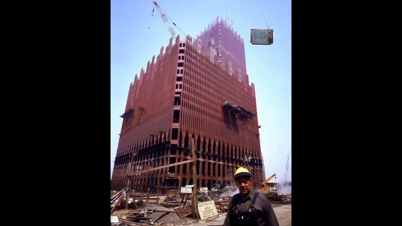 World trade centre under construction 1970.