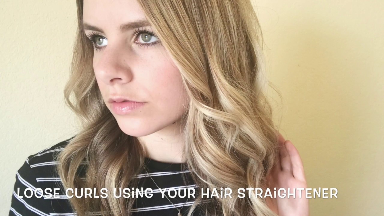 EASY Straightener Curls || Hazel Darling