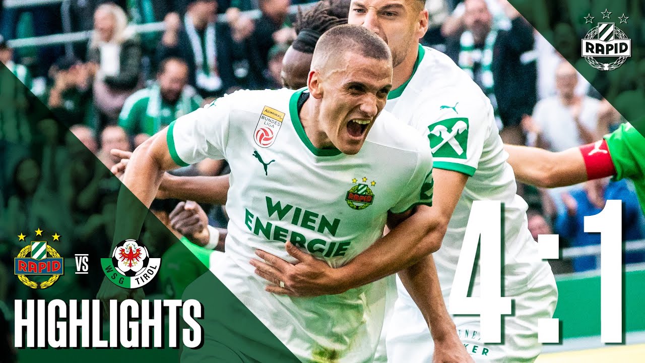 Highlights: SK Rapid &ndash; WSG Tirol | 15.09.2025