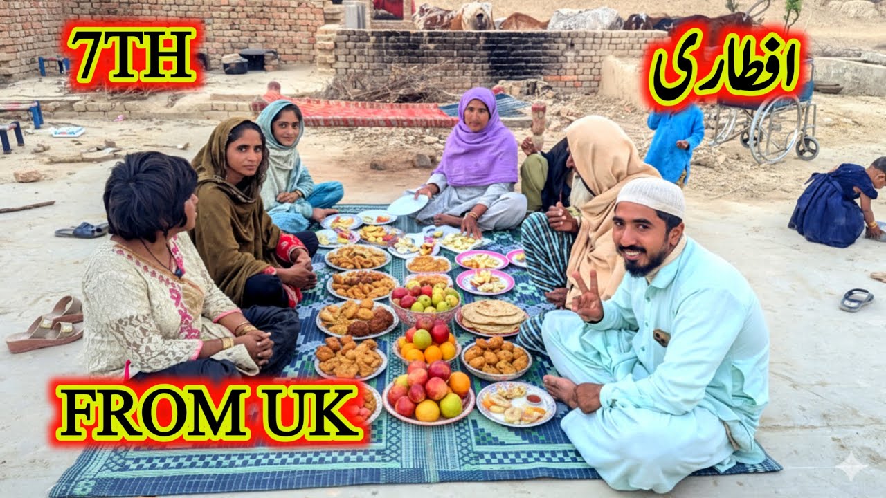 7th Roza Aftaar Big Aftari From UK 🇬🇧 🍝🥘