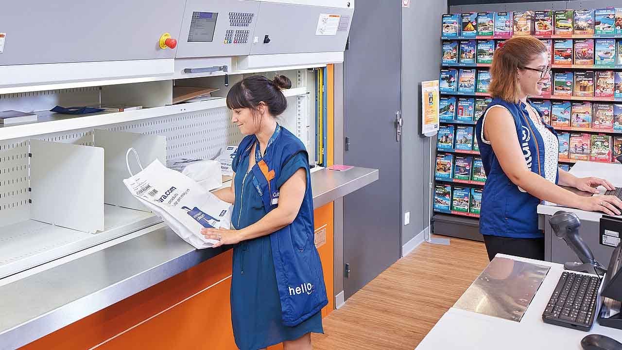 The Hänel Rotomat® as storage depot at the retail site