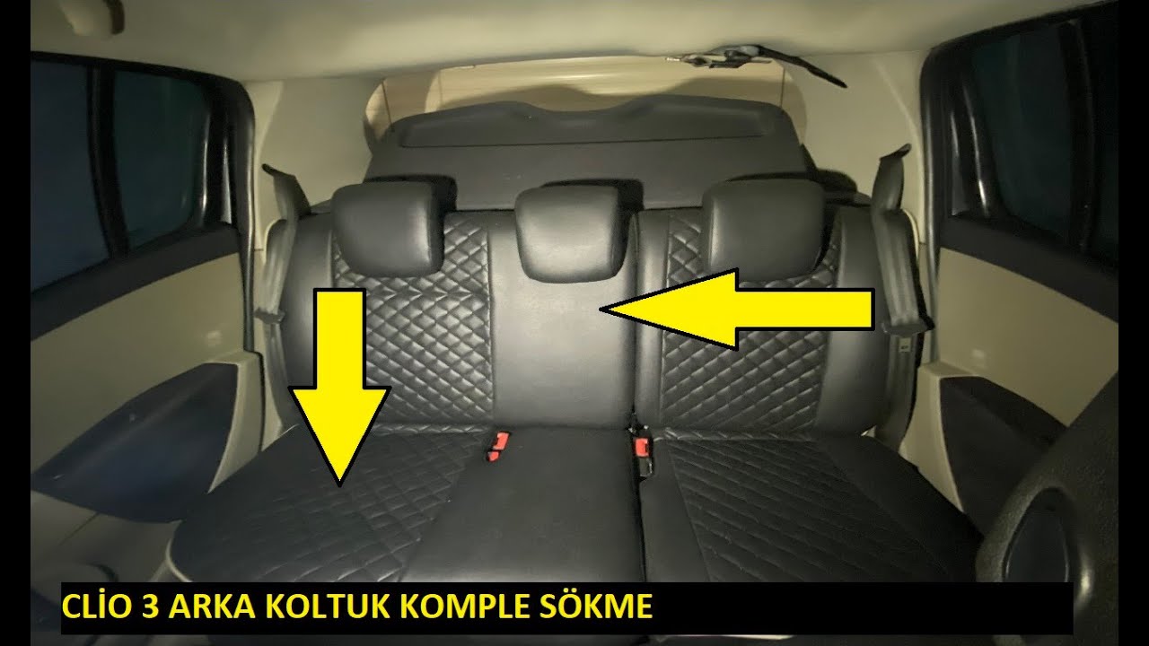 Clio  3 Arka Koltuk Sökme / Komple