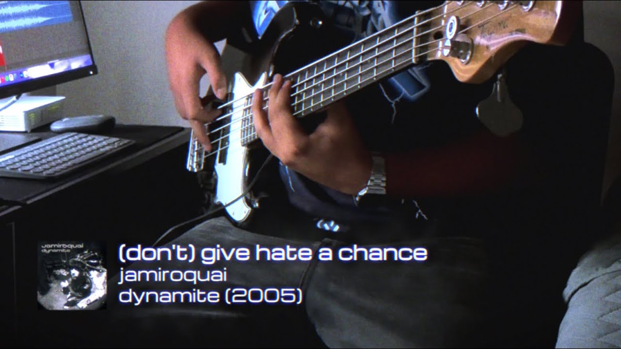 (don’t) give hate a chance - jamiroquai 🦬 (bass cover)