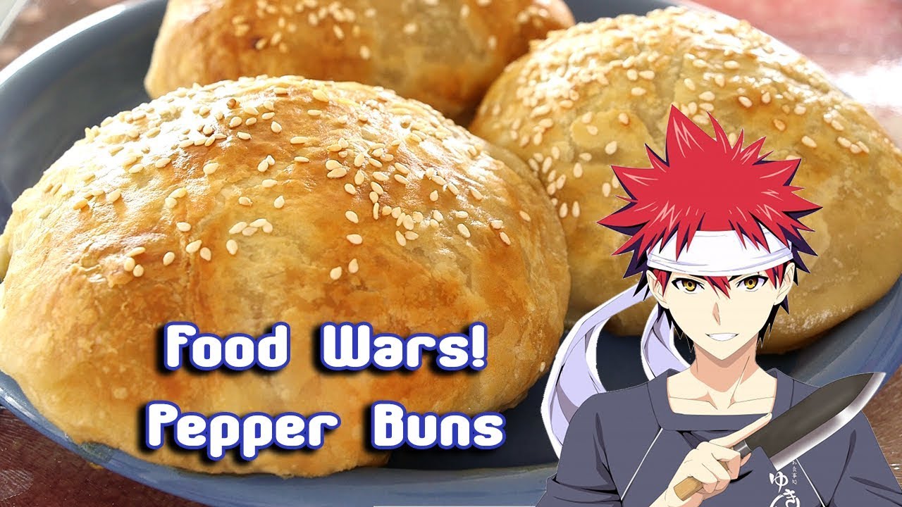 Food Wars! Pepper Buns In Real Life!