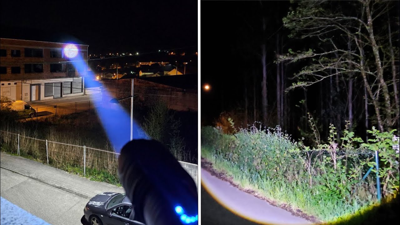 Comprei a Lanterna 🔦 Mais Potente do Mundo! 🌎 100W de Potência, e Alcance de 5KM!!!