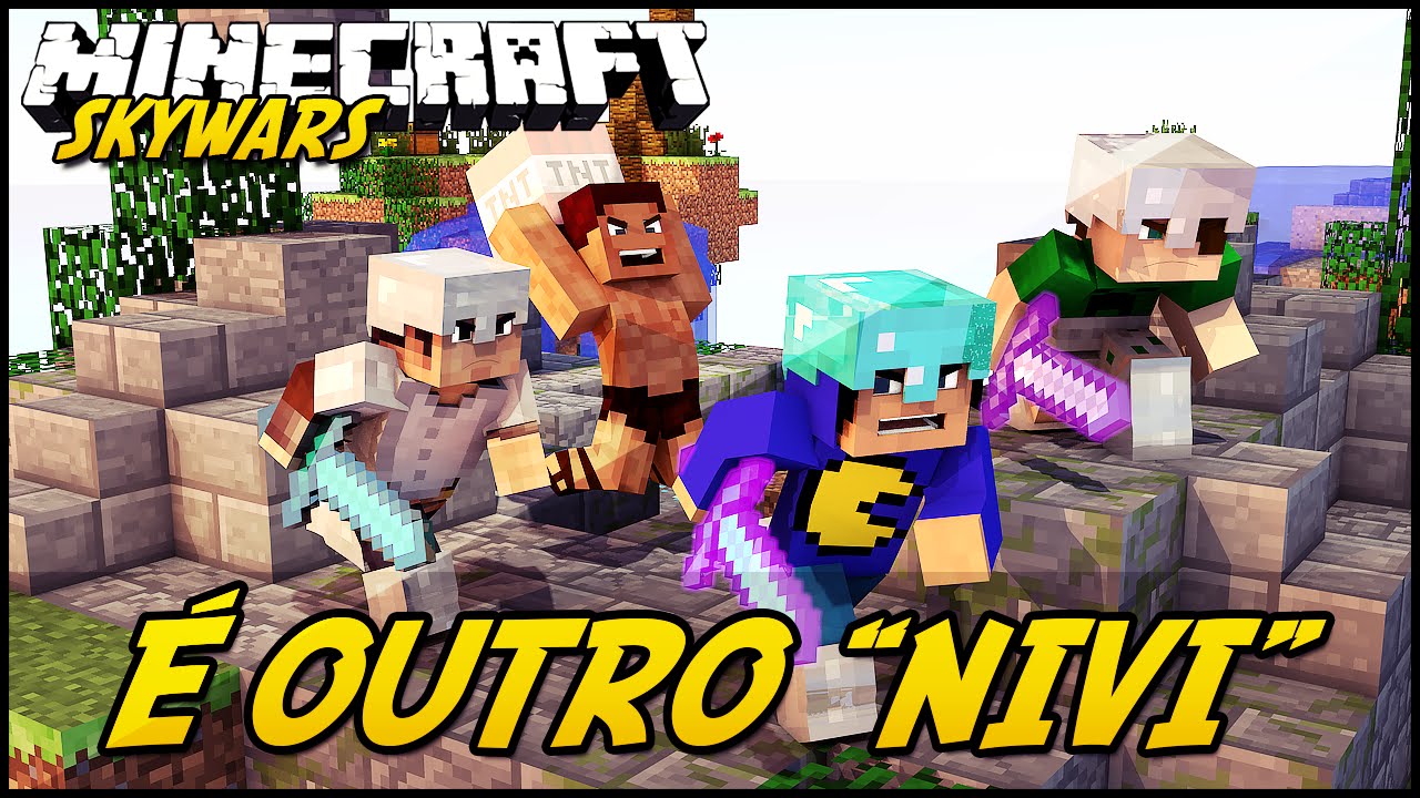 Minecraft: QUANDO O CARA É BÃO É OUTRO NÍVI! (SKYWARS)