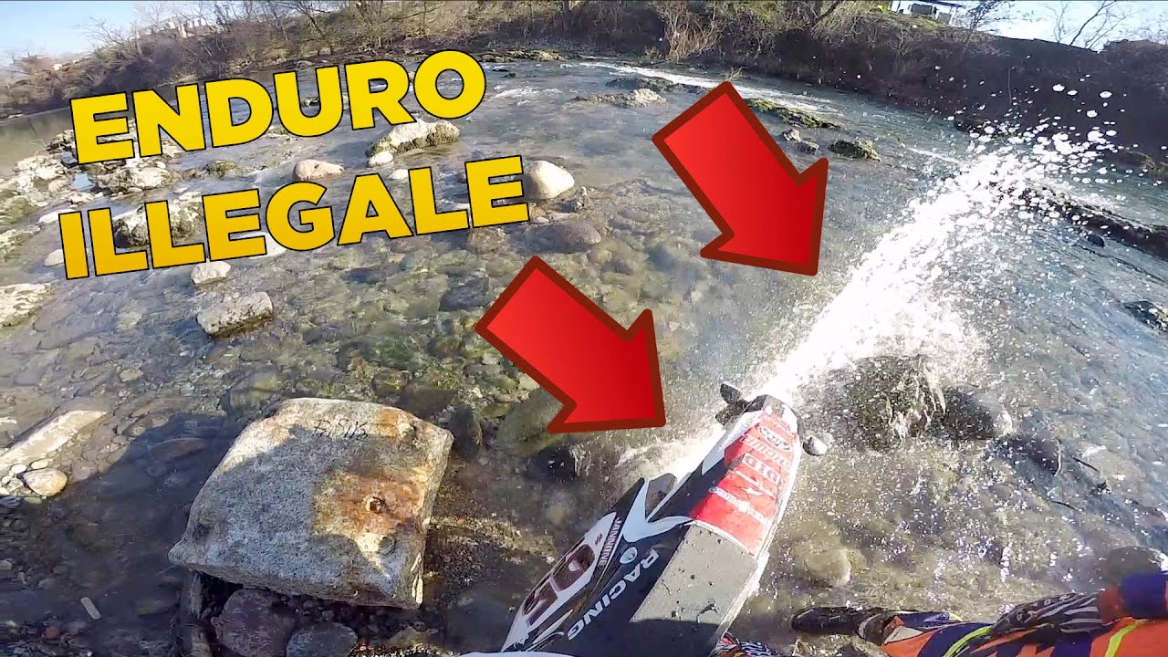 ENDURO ILLEGALE E CADUTE IGNORANTI!