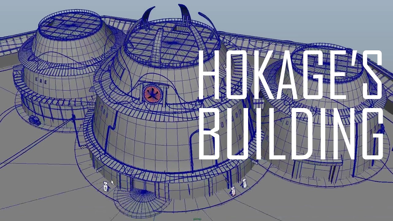 Hokage's Building ~ 3D Modeling Timelapse