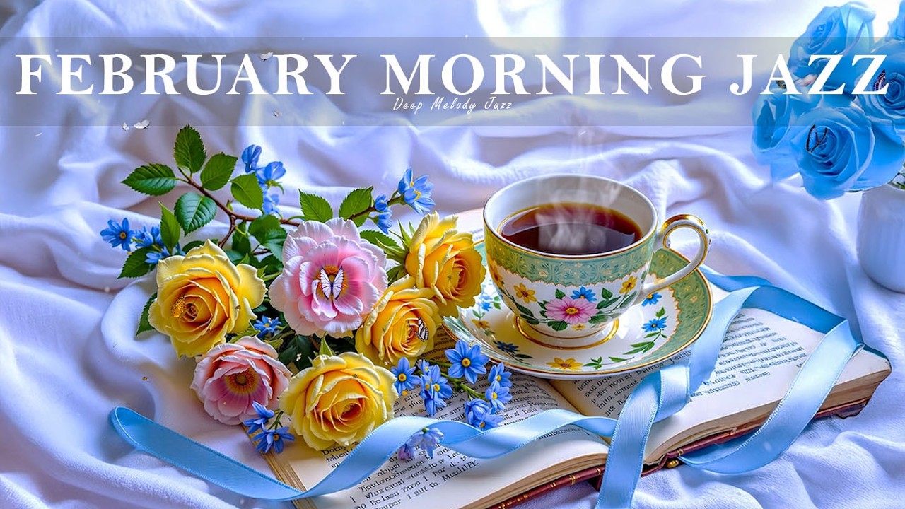 Утренний февральский кофейный джаз ☕ Бодрая босса-нова для фокуса, учёбы и продуктивной работы