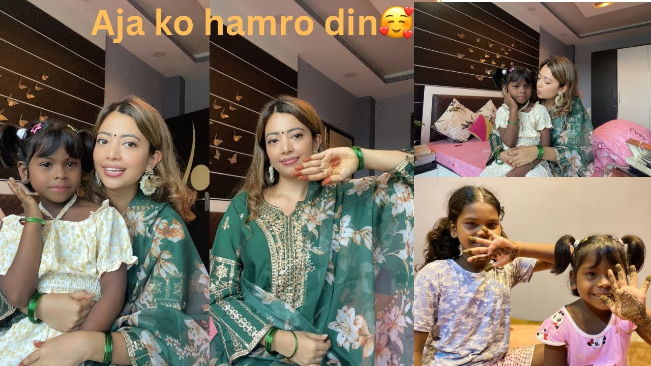 Yesari Nai Bityo Hamro Aja ko Din🥰 || Binita le Risaune Bani Chodisakyo Re Aba ||😂