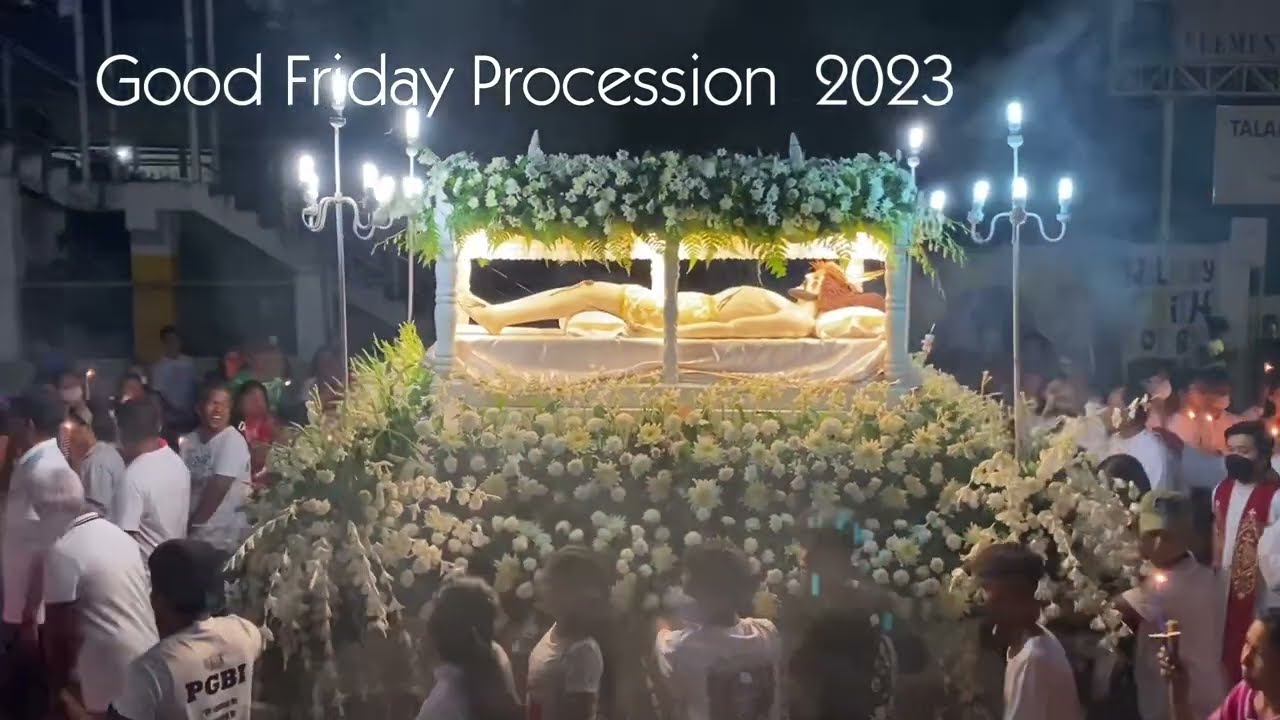 Good Friday procession |Ang daming tao | Holy week 2023 in the Philippines