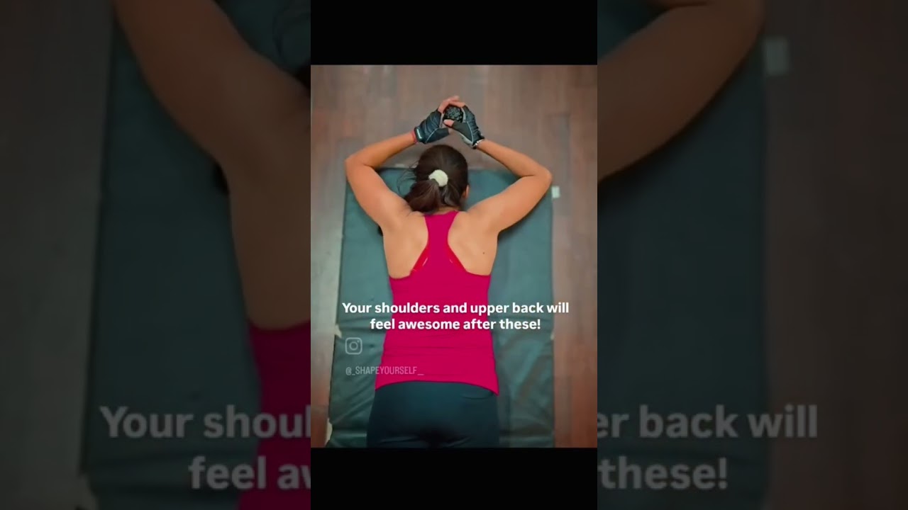 Your shoulders and upper back will thank you! 