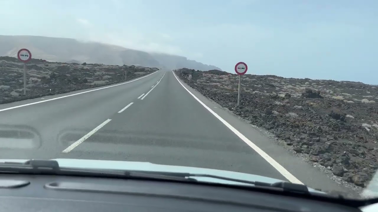Driving in the North of Lanzarote - September 2022