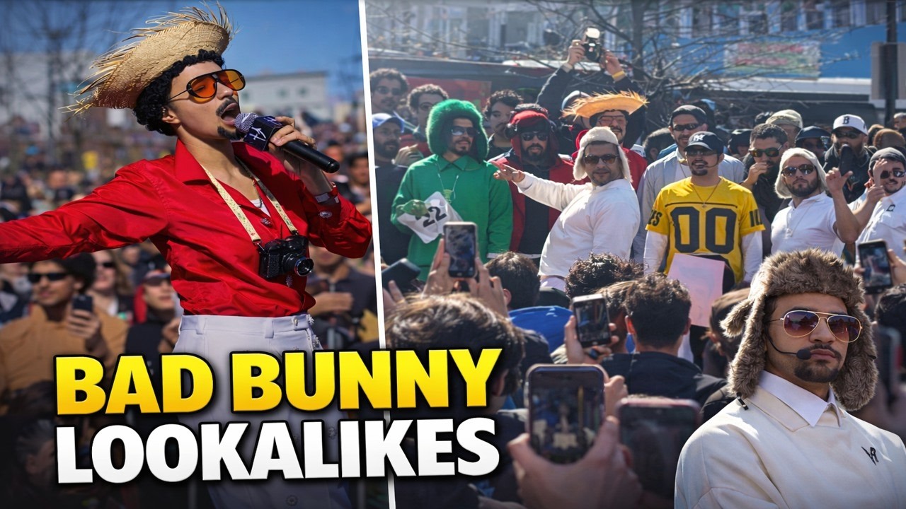 Bad Bunny Lookalike Contest Took Over the Bronx 🇵🇷🐰