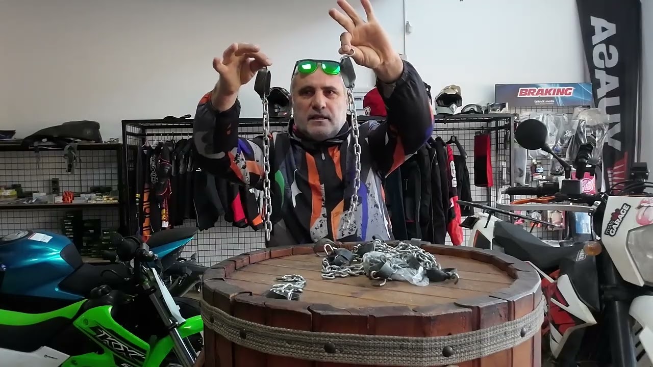 Motosikletlerde Kar Zinciri Yapımı ve Kullanımı.