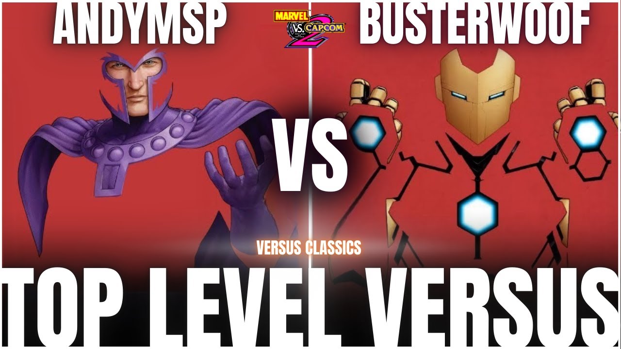 Marvel Vs Capcom 2 - AndyMSP Vs Busterwoof - FT5 Fightcade 🔥🔥