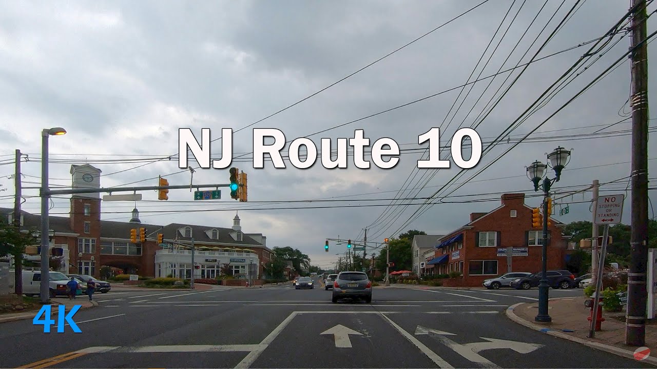Route 10 Eastbound from Roxbury township to West Orange NJ thru Ledgewood, East Hanover, Livingston