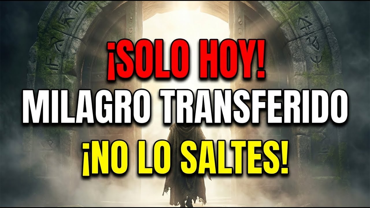MIGUEL ADVIERTE: SOLO HOY. SI TE SALTAS ESTO, TU MILAGRO SERÁ TRANSFERIDO A OTRAS MANOS...