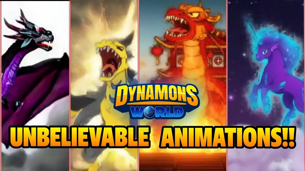 UNBELIEVABLE ANIMATIONS!! | DYNAMONS WORLD | THAT WILL BURST YOUR HEART | #ai#dynamonspromax#dynamon