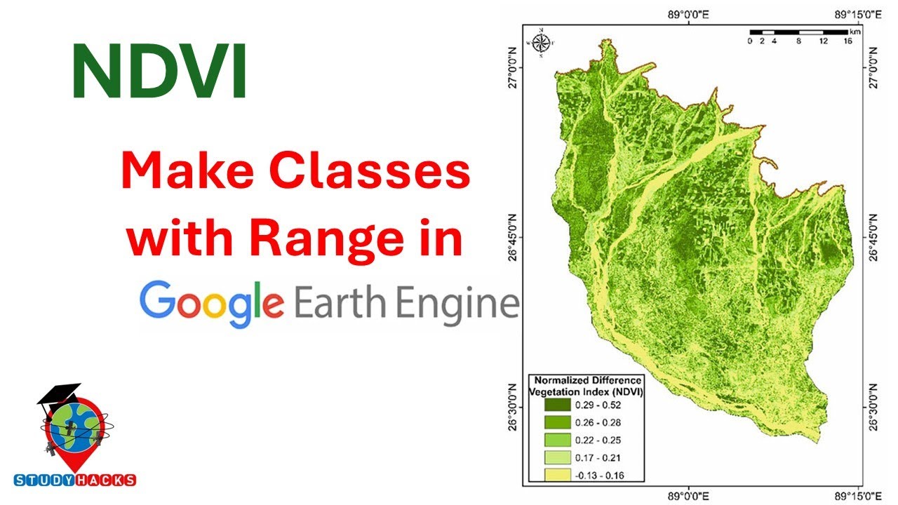 NDVI with class range in Google Earth Engine