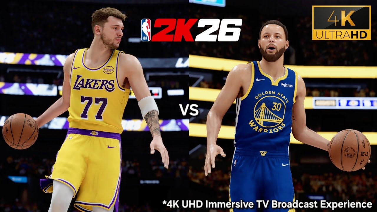 NBA 2K26 | Lakers vs Warriors | Realistic TV Broadcast Gameplay | PS5 4K UHD