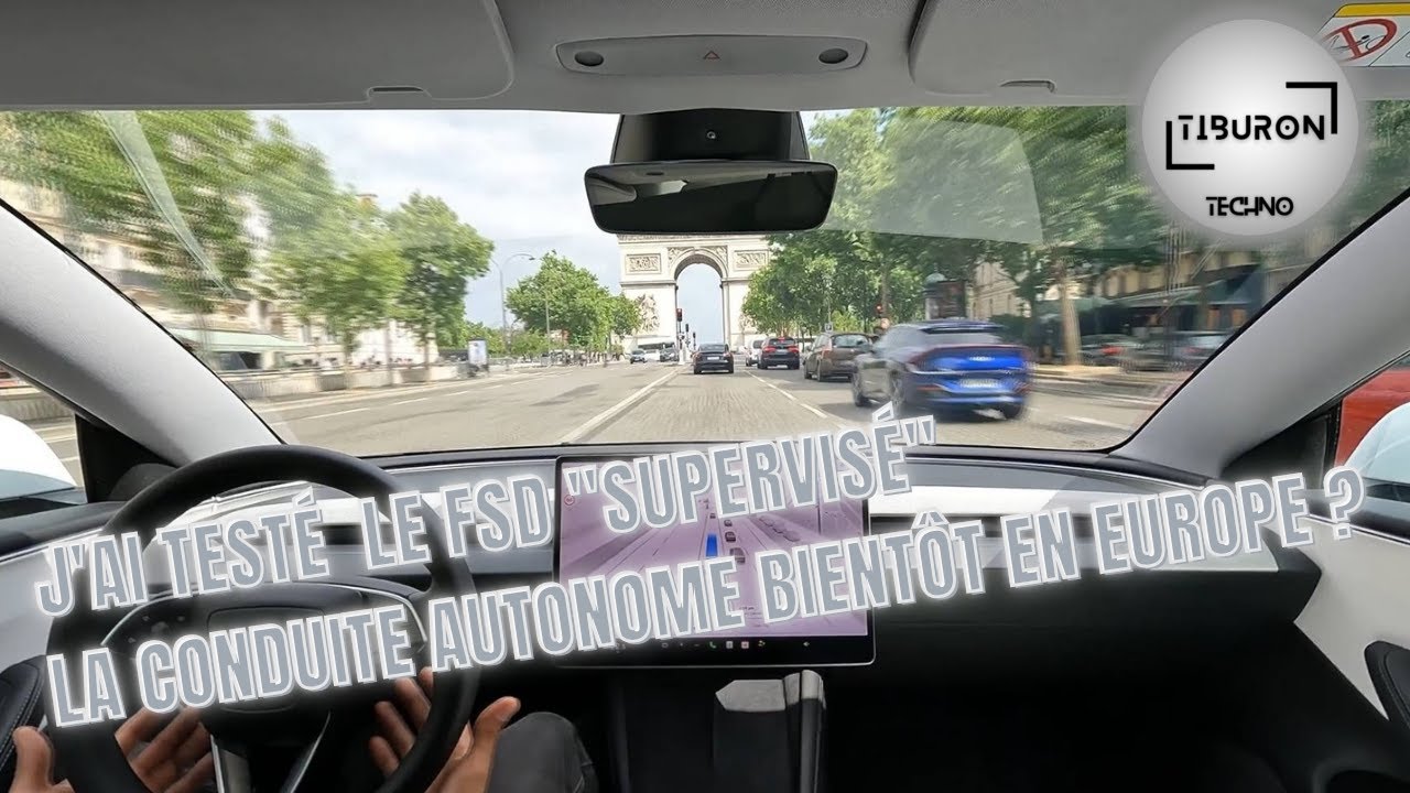 Essai du FSD: la conduite 100% autonome.Welcome to the futur 🛸