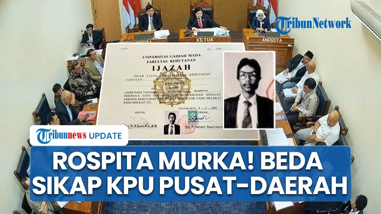 Ketua Sidang KIP Geram soal Beda Sikap KPU Pusat & KPU Surakarta Terkait Ijazah: Kenapa Tertutup?