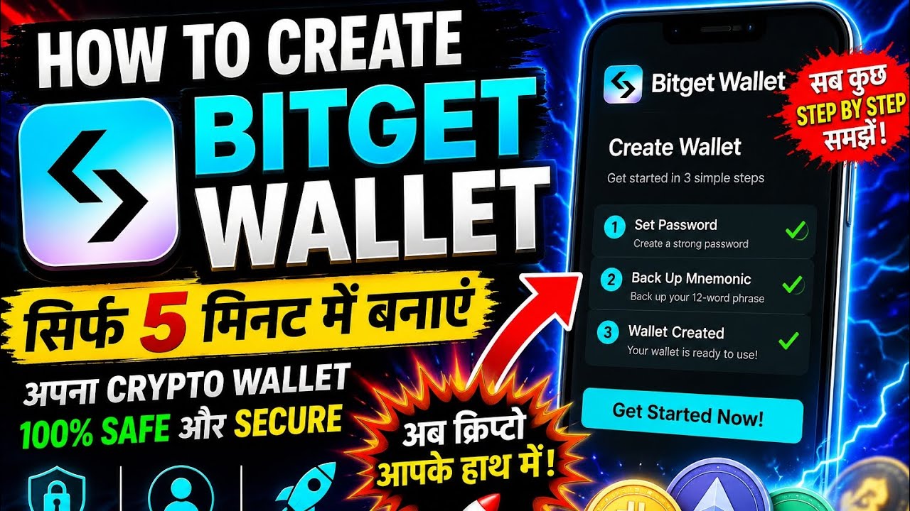 How To Create Bitget Wallet | Step By Step Full Guide 2026 🚀