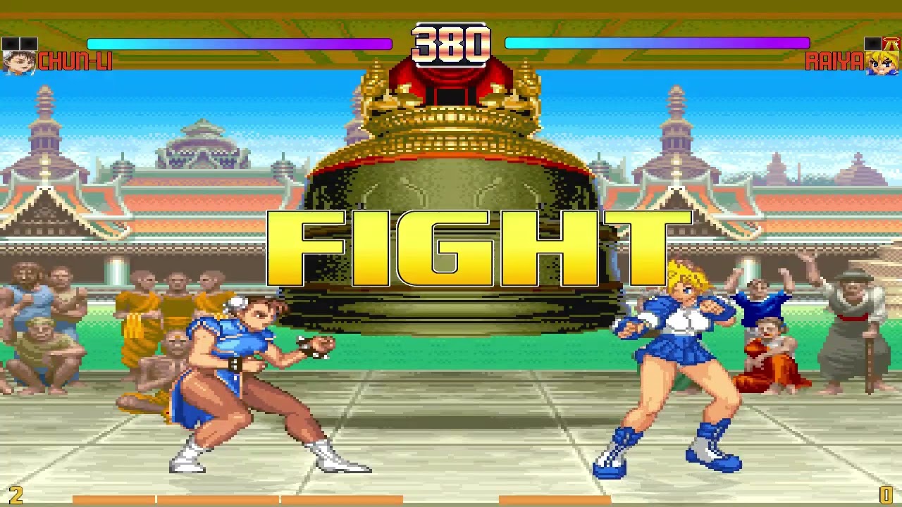 M.U.G.E.N. EPIC CHUN LI VS RAIYA