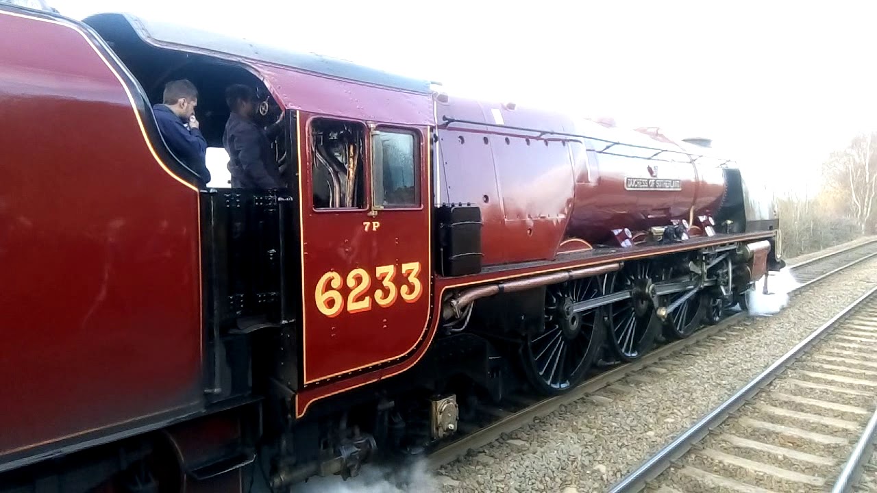 6233 Duchess Of Sutherland, The Yuletide Express, Alfreton, 17th November 2018!