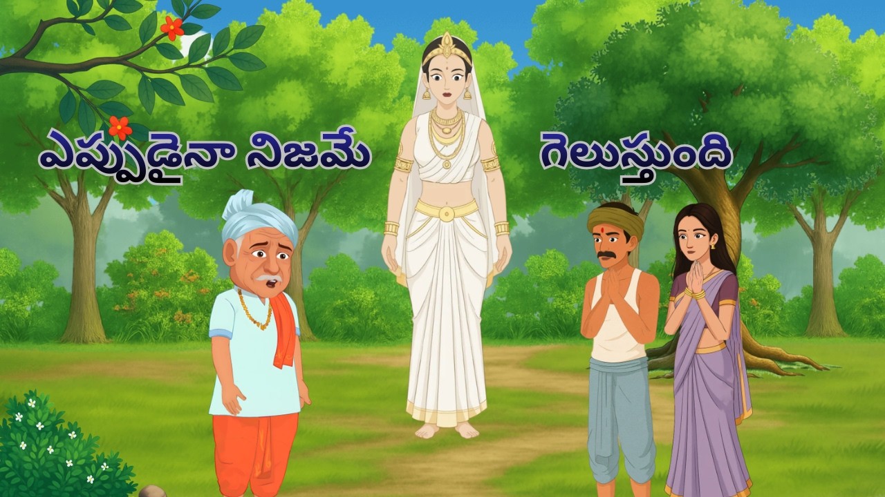 ఎప్పుడైనా నిజమే గెలుస్తుంది | Telugu Moral Story | Telugu Cartoon Stories | Kids Stories Telugu