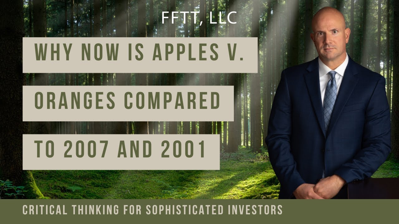 Why now is apples v. oranges compared to 2007 and 2001 (why no nominal recession is likely)