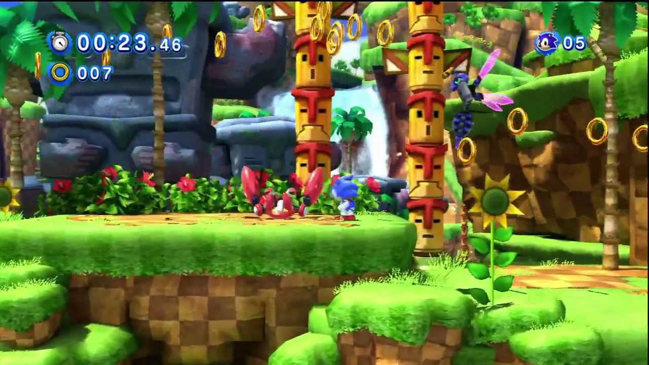 Sonic Generations - Green Hill and Chemical Plant - (Part 1) [HD]
